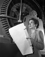 Die US-amerikanische Ingenieurin Kitty Joyner (1952), Archivbild