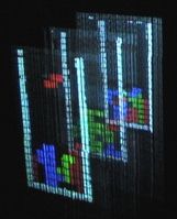 Tetris auf Wassertropfen in 3D. Bild: cmu.edu/Peter Barnum