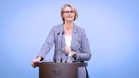 Bundesministerin Anja Karliczek während ihres Statements. Bild: "obs/Bundesministerium für Bildung und Forschung/BMBF/Hans-Joachim Rickel"