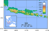 Java (indonesisch Jawa) ist eine der vier Großen Sunda-Inseln der Republik Indonesien. Bild: de.wikipedia.org