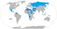 Weltkartenübersicht der OPEC und OPEC+ Staaten