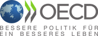 Logo der Organisation für wirtschaftliche Zusammenarbeit und Entwicklung (englisch Organisation for Economic Co-operation and Development, OECD)