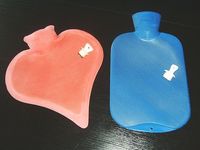 Wärmflaschen aus Gummi