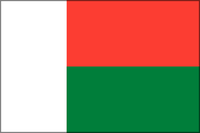 Flagge von Madagaskar