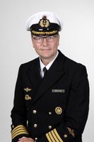 Der scheidende Kommandeur ZEP, Kapitän zur See Jörg Dieter Lorentzen. Bild: Bundeswehr