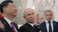 Archivbild: Wladimir Putin und Xi Jinping in Moskau