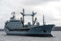 Am 19.03.21 liefen die HMCS HALIFAX zusammen mit der FGS SPESSART im Marinestützpunkt Kiel ein.  Bild: Bundeswehr