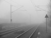 Nebel-Schienen