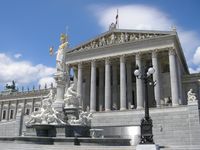 Österreich: Das Parlament in Wien ist Sitz des Nationalrates und des Bundesrates