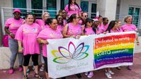 Florida: Miami Beach - Teilnehmer des Beach Pride Festival. Bild: Jeff Greenberg / Kontributor