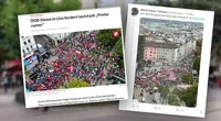 Bild: Screenshots (2): Twitter bzw. Bildzitat OÖN; Hintergrund: Telegram/zVg; Komposition: Wochenblick / Eigenes Werk