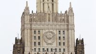Der Hauptsitz des russischen Außenministeriums in Moskau