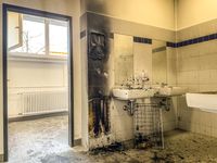 DresdenBrandort war eine Toilette im Erdgeschoss. Bild: Feuerwehr