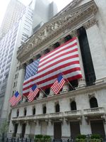 USA Flagge US-Börse (Symbolbild)