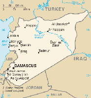 Syrien Karte