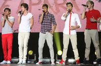 One Direction in Sydney während ihrer Up All Night Tour, im April 2012.