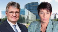 Prof. Dr. Jörg Meuthen und Christine Anderson (2020)