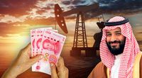 Bild: Prinz Mohammed: The White House (gemeinfrei); Ölbohrung, Yuan: Freepik (2); Collage: Wochenblick/ Eigenes Werk