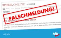 Unterlassungserklärung des SPIEGEL bzgl. Fakenews über AfD-Sprecher in Duisburg