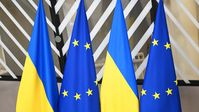 EU / Ukraine Flagge (Symbolbild) Bild: Stringer / Sputnik