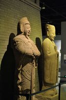 Statuen an der Grabstätte aus Ming-Zeiten (China)