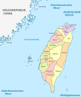Städte und Landkreise  Taiwan