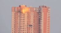 Shells hit residential building in Luhansk, 7 August 2014
