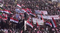 ISIS: 2012–14 Iraqi protests: Iraqi Sunni demonstrators protesting against the Shia-led government.
