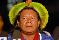 Der Häuptling Akiaboro, oberster Führer aller Kayapo-Dörfer