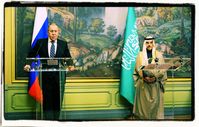 Prinz Faisal bin Farhan al-Saud und Sergei Lawrow (2023)