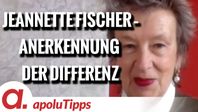 Bild: SS Video: "Interview mit Jeannette Fischer – Anerkennung der Differenz" (https://tube4.apolut.net/w/bKA892fJKTHcSAzLdHMEY5) / Eigenes Werk