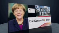 Screenshot des Youtube Video Kanal der Bundesregierung - Intro Podcast der Bundeskanzlerin Merkel.