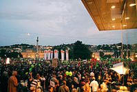 Kundgebung gegen Stuttgart 21 am 10. September 2010, Schlossplatz