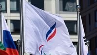 Schon wieder unter "neutraler" Flagge? Fahne der russischen Mannschaft bei de Olympischen Winterspielen 2022 in Bejing Bild: Sputnik / Grigorij Sysoew / RIA Nowosti