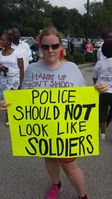 Ferguson: A protester, August 17
