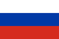 Russische Föderation Flagge