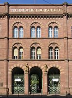 Portal der 1825 gegründeten TH Karlsruhe (seit 2009: Karlsruher Institut für Technologie), Architekt: Friedrich Theodor Fischer, 1861-64 (Erweiterung).