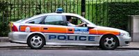 Streifenwagen der Schutzpolizei der (London) Metropolitan Police