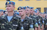 Ukraine: Soldaten der 95. luftbeweglichen Brigade im Juli 2012