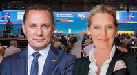 Tino Chrupalla und Dr. Alice Weidel (2022) Bild: AfD Deutschland