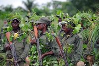 Kongolesische Soldaten werden von US-Militärberatern ausgebildet. Bild: SSgt. Jocelyn A. Guthrie / wikipedia.org