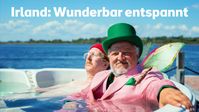 Uke Bosse und Axel Prahl entspannen in Irland.Bild: Irland Information Tourism Ireland Fotograf: Irland Information Tourism Ireland