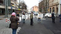 Demonstration gegen die Regierungsmaßnahmen am 23.01.2021 in Pforzheim (Symbolbild)