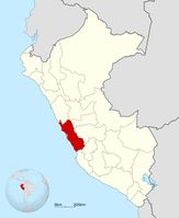 Lage von Chancay in Peru