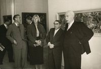 Federal President Theodor Heuss at documenta 1, 1955  Bild: Deutsches Historisches Museum Fotograf: Deutsches Historisches Museum