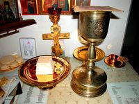 Eucharistie: Brot und Wein in der orthodoxen Liturgie