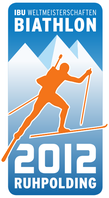 Logo der Biathlon-Weltmeisterschaften 2012 in Ruhpolding