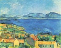 Paul Cézanne, Die Bucht von Marseille, von L'Estaque aus gesehen, um 1885. Bild: de.wikipedia.org