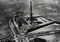 1926 Messegelände mit Funkturm.  Bild: "obs/Messe Berlin GmbH"