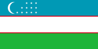 Flagge von Usbekistan